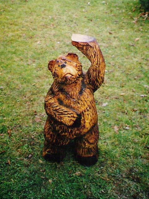 Bear with Flat Paw to Hold Table